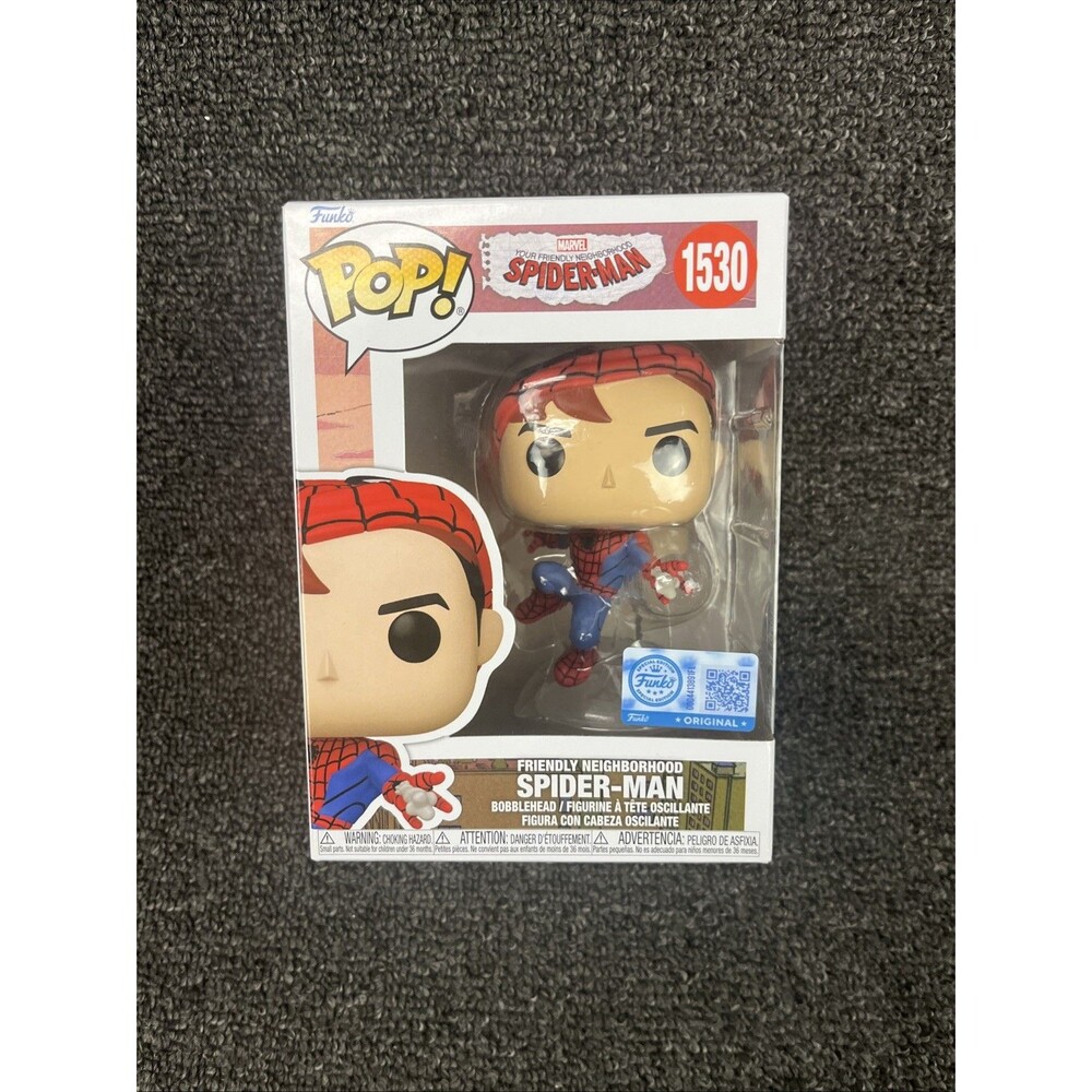 Funko Pop! Marvel Friendly Neighborhood Spider-Man Vinyl Figure #1530 For Age 3+